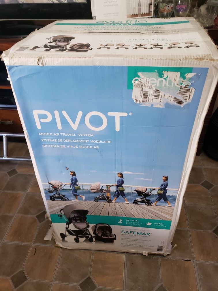 Evenflo plvot system 6 modular with car seat
