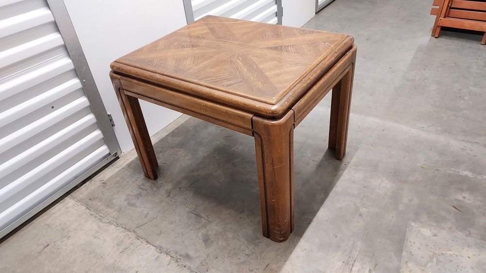 Solid Wood End Table - Set Of 2