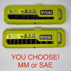 RYOBI 1/2” impact sockets