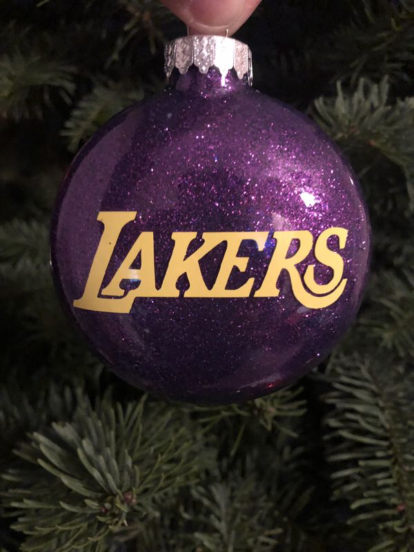 Lakers Glittered Ornament For Sale In Whittier Ca Offerup