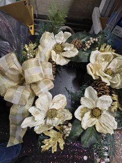 Christmas wreath. $12.00