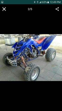 2002 yammaha raptor all chromed quad MAKE OFFER