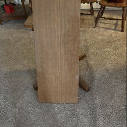 KITCHEN TABLE AND 4 CHAIRS AND MIDDLE LEAF