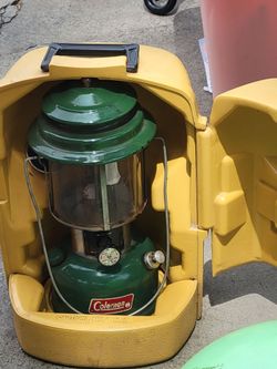 Coleman oil lantern
