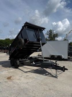 AMP 6 x 12 High Side Dump Trailer 10k