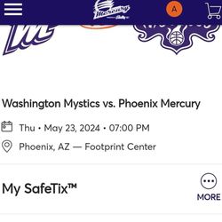 Phoenix Mercury vs Washington Mystics 5/23
