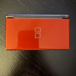 Nintendo DS Lite Crimson Red/Black Handheld Gaming System
