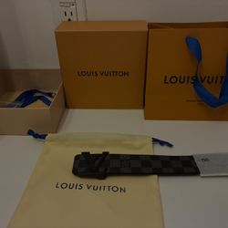 Black Louis Vuitton Belt