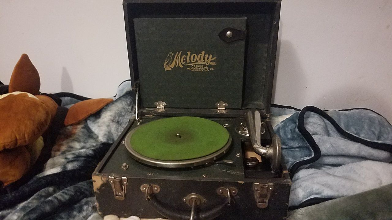 Old record player