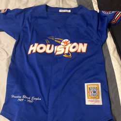 Blue Houston Baseball Jersey 