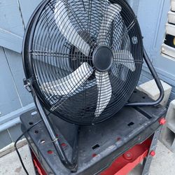 Ventilador grande de aluminio, cinco aspas trabaja bien excelente