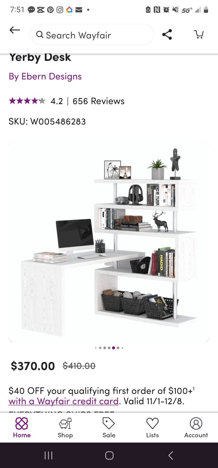 Affordable Contemporary Desk