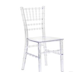 10 Kids Clear BasicResin Chiavari Chairs