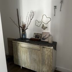 Rustic Wooden Storage Cabinet / Console Table