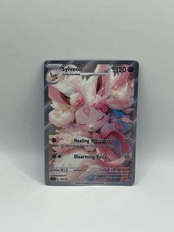 Non TCG Pokemon Sylveon Fan Art Card