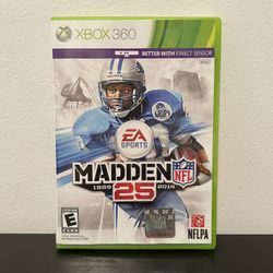 Madden NFL 25 Xbox 360 CIB Video Game Football Microsoft 2013