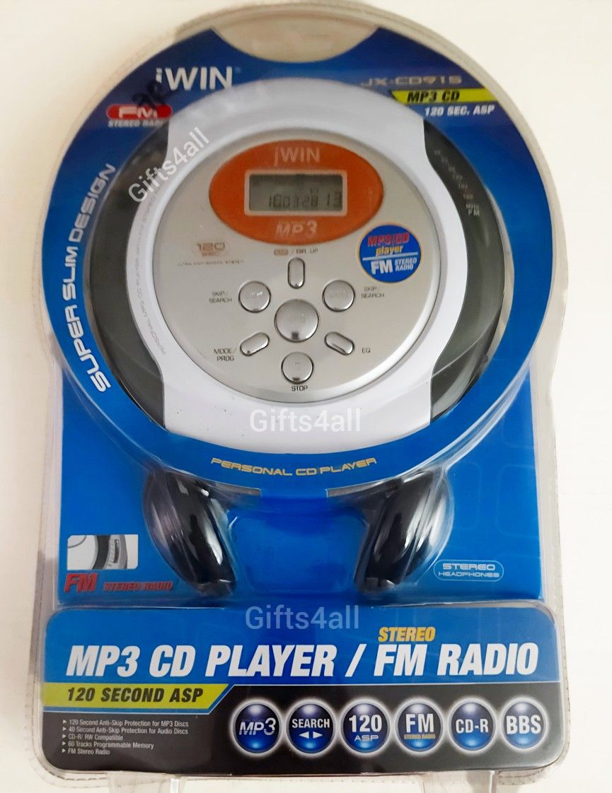 MP3 CD Player with FM Radio (Super Rare - Vintage ) -NEW-SEALED