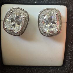 5CTW Moissanite Earrings 