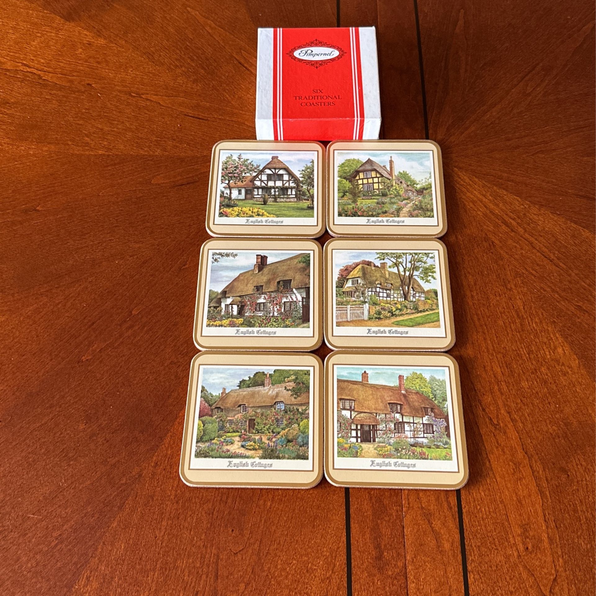 Acrylic Traditional Coasters- English Cottage