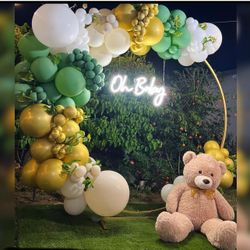 Balloon Garland Baby Shower 