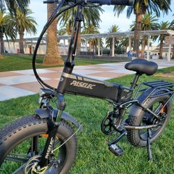 New! 750 Watt, Electric Ebike, FULL SUSPENSION,28mph, Fat Tire (20x4.0)