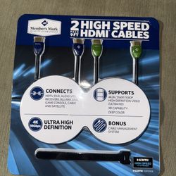 New HDMI cords