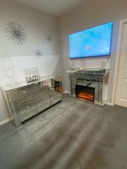 4 PIECE MIRROR FURNITURE