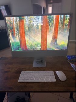 Apple iMac 24" (M4, 2024) - 16GB RAM, Silver - Mint Condition with Keyboard & Mouse