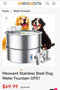 Meowant dog water fountain
