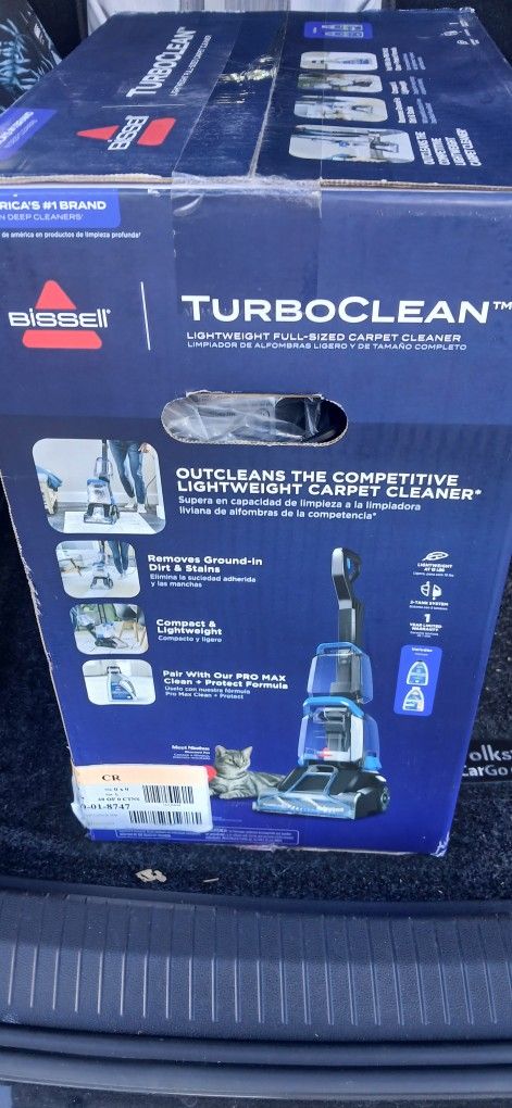 Bissell Turboclean Carpet Cleaner- New In Box