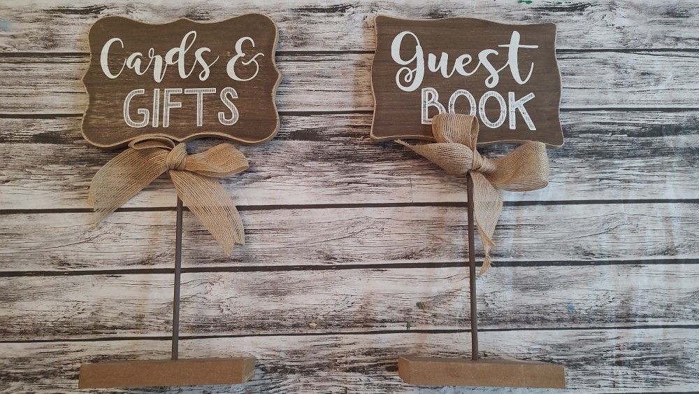 Wedding Table Signs