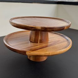 Wood Serving Plates