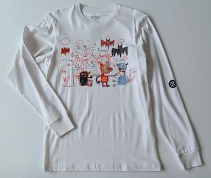 JEAN-MICHEL BASQUIAT SAMO LONG SLEEVE T-SHIRT by Stance (Brand New) SM