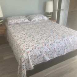 IKEA Foam Queen Size Bed With Storage Drawers Brand New