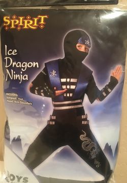Boys ninja costume m 8-10