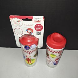 Toddlerific By Zak! Elf On The Shelf Toddler Sippy Cups Holiday Christmas Unused