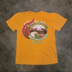 Vintage Harley Davidson  Pikes Peak Shirt