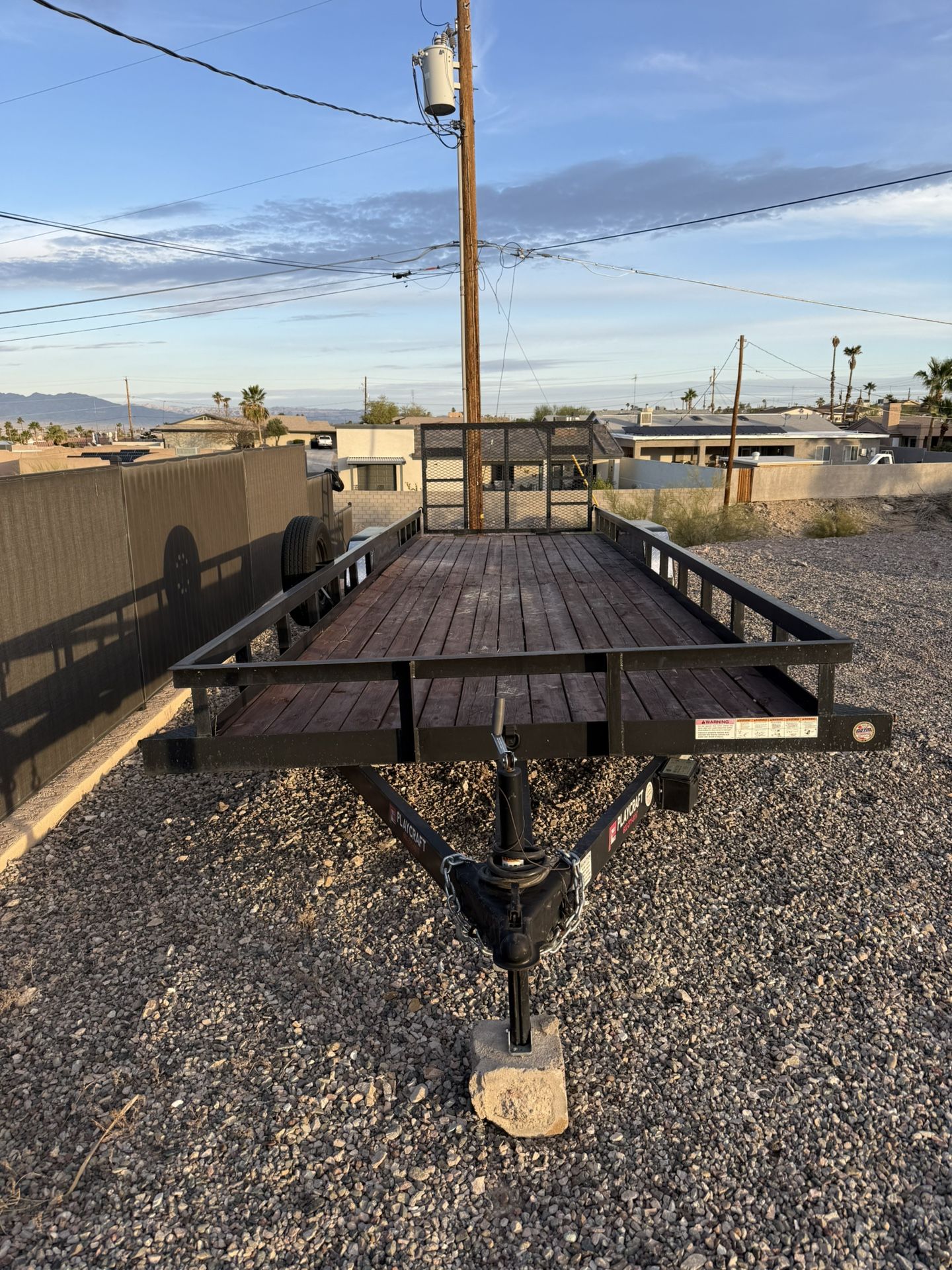 2021 26ft Playcraft Flatbed Trailer