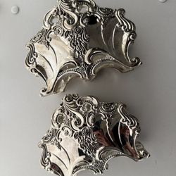 Antique Silver Napkin/Letter Holders