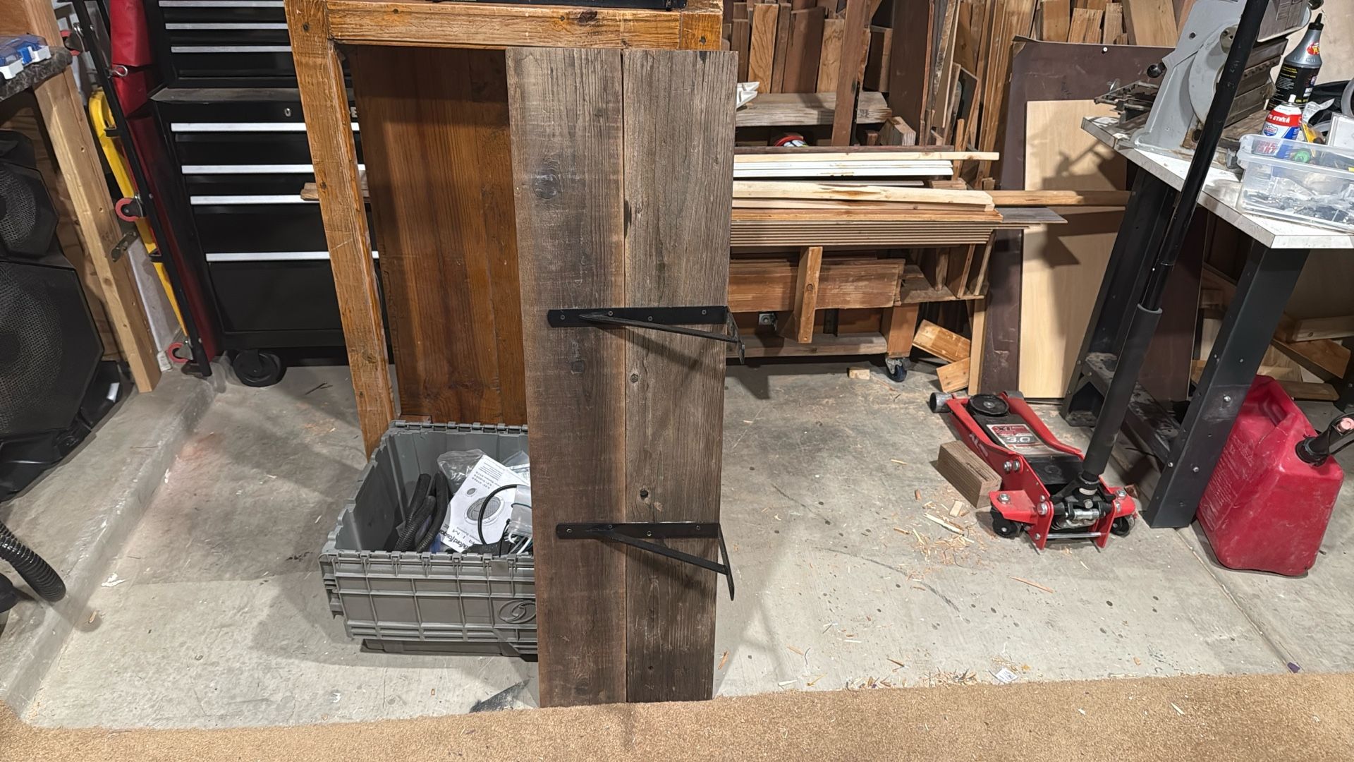 Reclaimed California Barnwood Shelves