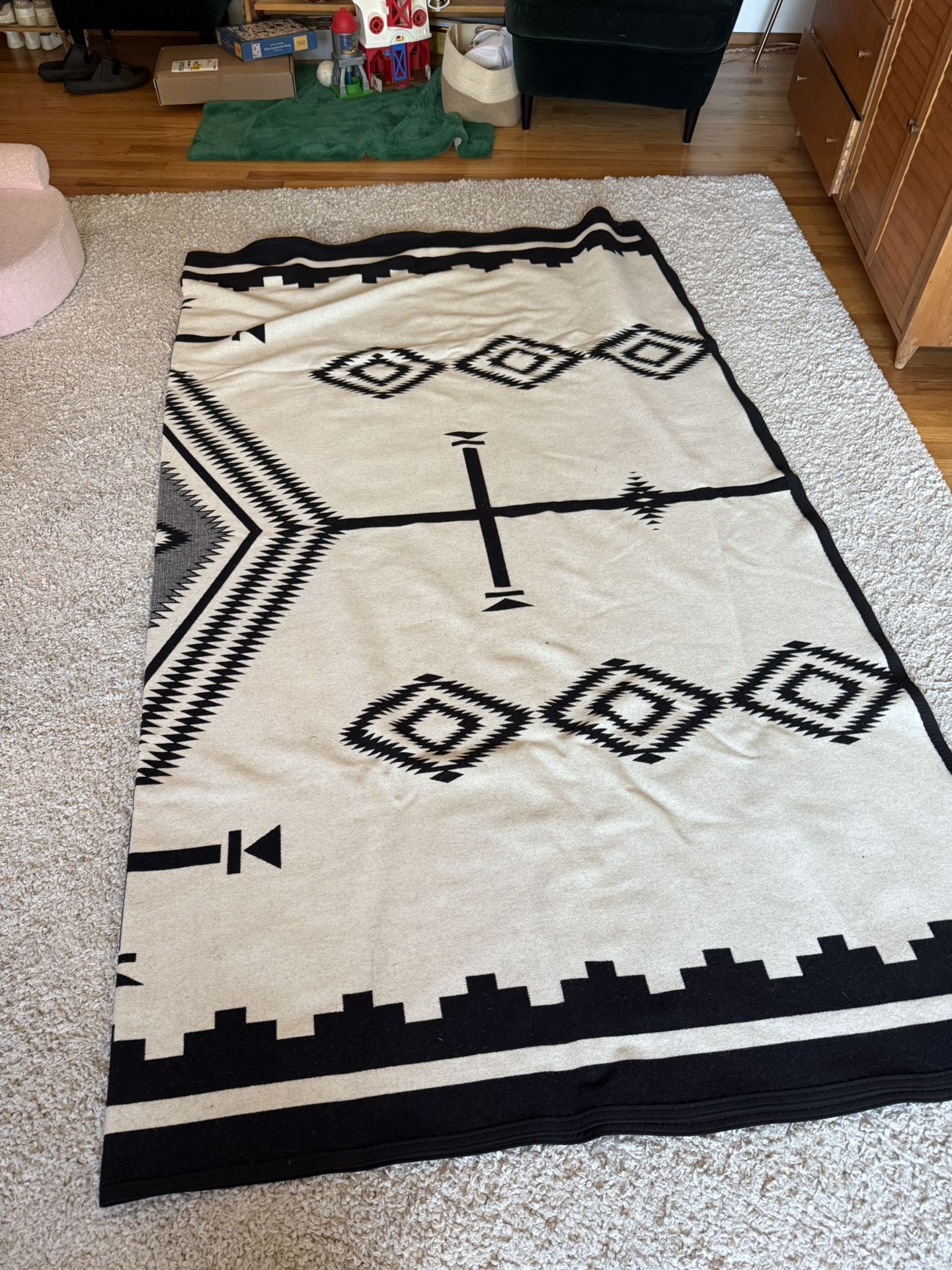 Reversible Pendleton Wool Blanket