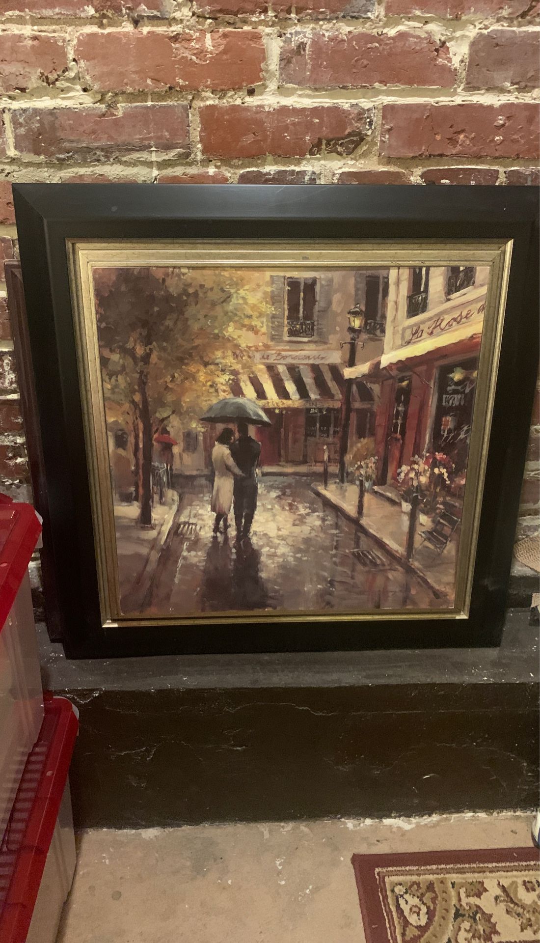 French Cafe Painting - Dimensional