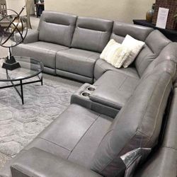 Full Sleeper And Power Motion Emerald Home Couch Sectional🔥🔥New Brand ✅Showroom Available 🏠Financing Options👌
