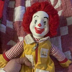 Vintage Ronald McDonald 80’s Doll 