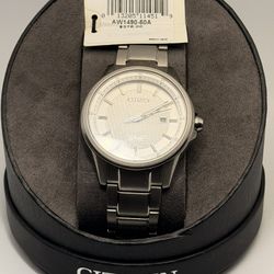CITIZENS - NEW MENS TITANIUM ECO DRIVE AW1490-50A