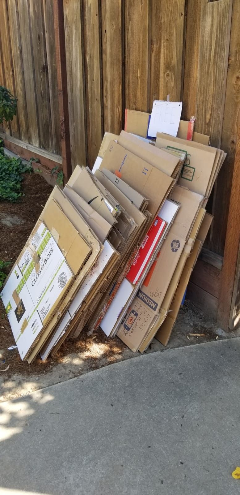 Moving boxes Free