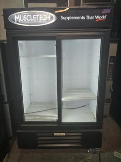 Double Door Cooler Comercial Refrigerator Hb