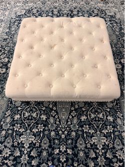 Fabric Accent Ottoman
