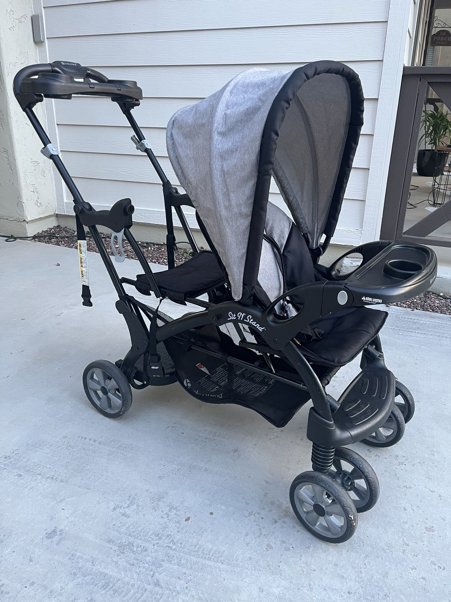 Sit and Stand Double Stroller