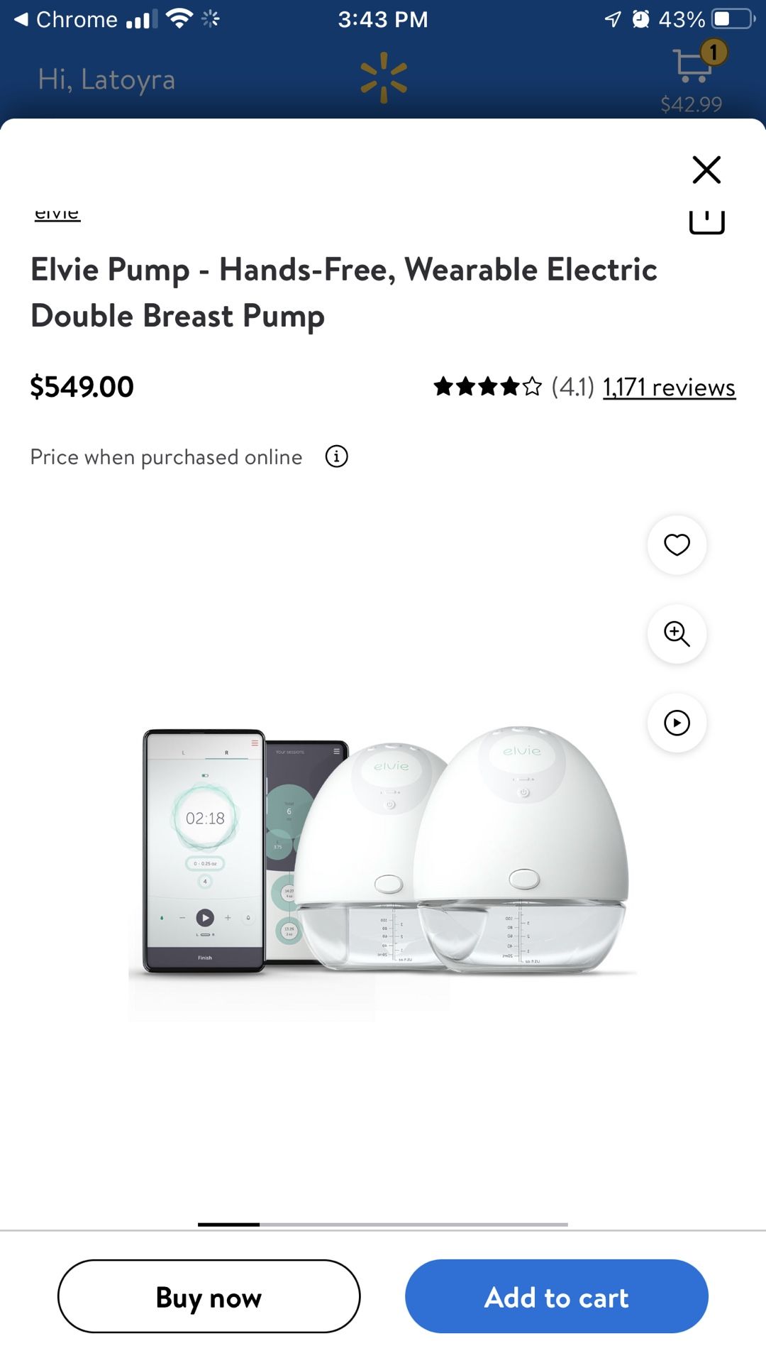 Elvie Wireless Breast Pump